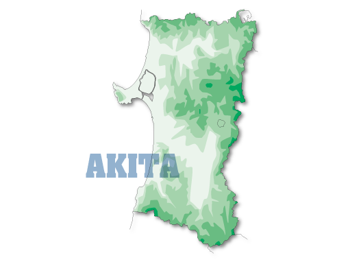 秋田県の地図・秋田県のおでかけスポット