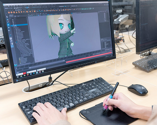 【CG・映像分野】
CG映像クリエーター体験(3DCGモデリング編)／仙台デザイン＆テクノロジー専門学校