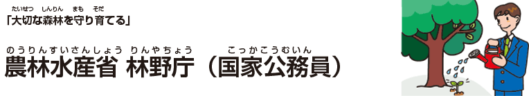 農林水産省 林野庁（国家公務員）