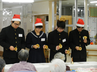 北海道　滝上高校　ボランティア局のみなさん2