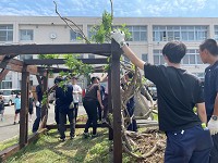 北海道　留萌高校　電気・建築科建築コース３年生のみなさん2