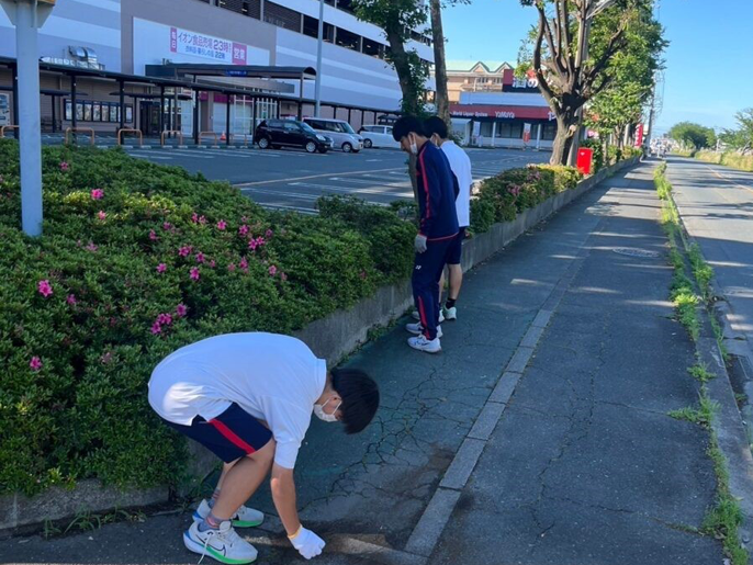 愛知県　豊川高校　サッカー部のみなさん4