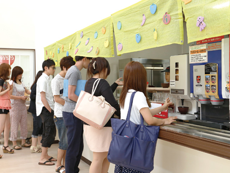 敦賀市立看護大学の学食