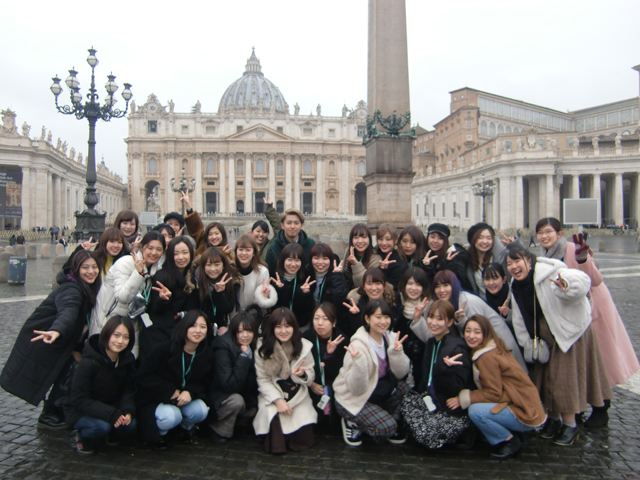 2学年のイタリア研修旅行